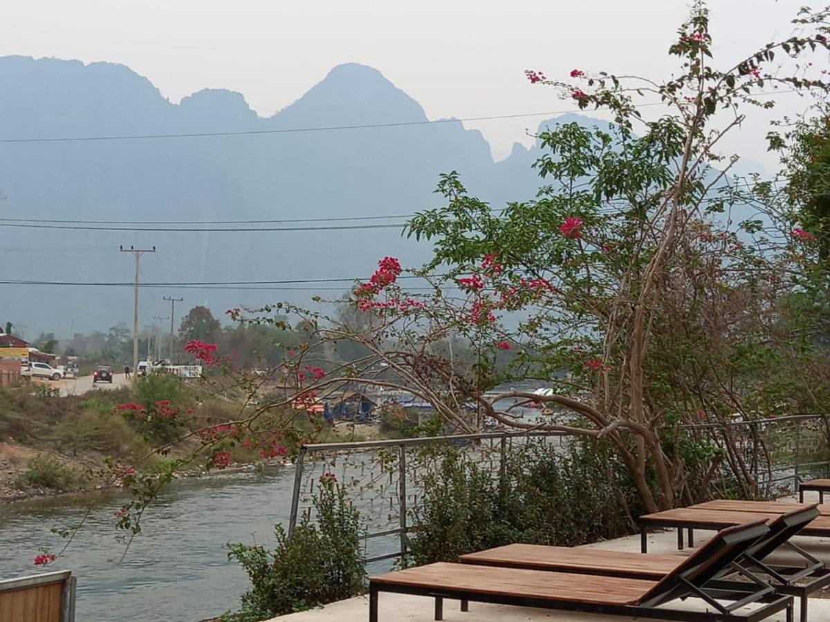 Riverside Garden Hostel Vang Vieng Eksteriør billede